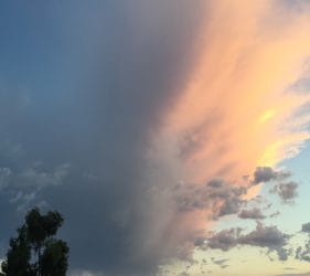 Nice cloud formation over Berwick