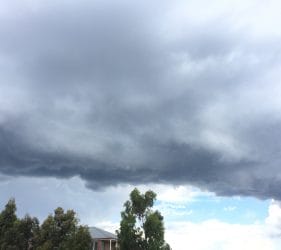 Dark clouds over Berwick
