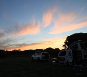 Sunset over Fitzroy River Reserve