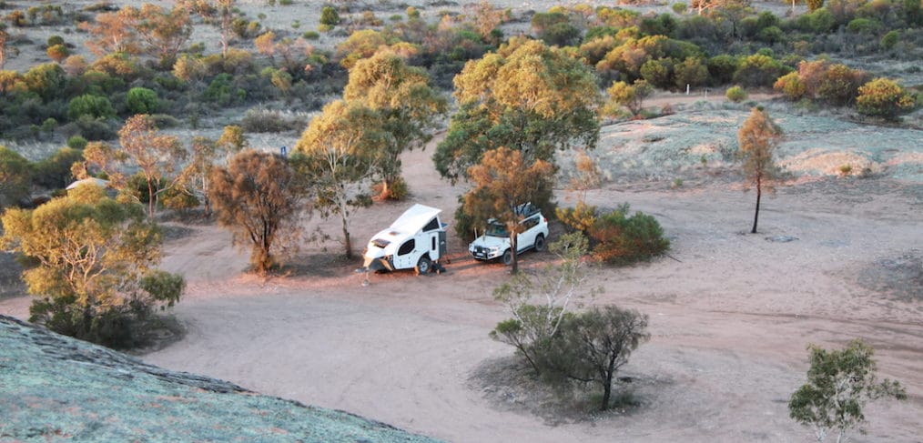 Camping at Pildappa Rock