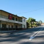 Looking up Gumeracha's main Albert Street