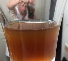 The Diablo IPA out of the fermenter just before bottling