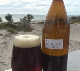 Bewitched Amber Ale at Wauraltee Beach