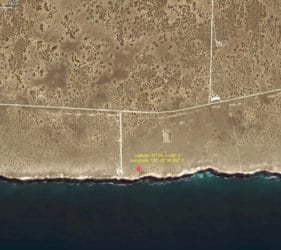 Map of where to view the Great Australian Bight