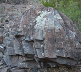 Rock formation in Spear Creek