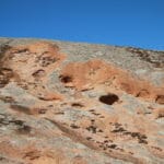 Rock surface on Mount Wudinna, South Australia