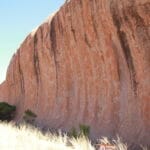 Wave rock formation at Pildappa Rock, Minnipa, South Australia