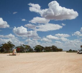Main street of Cook looking West