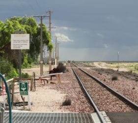 Pacific National NR2 arriving at Cook from the west