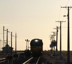 Pacific National NR67 arriving at Cook from the east