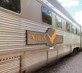 The Indian Pacific National NR35 arriving at Cook from the east