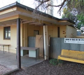 Linking of rails from East to West on the 17th October 1917