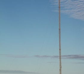 Telecommunications Tower hosting Telstra 850MHz 3G Antenna