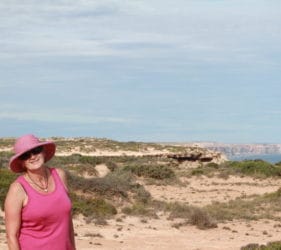 Leonie on the Great Australian Bight