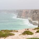 View of the Bunda Cliffs from In Between the Dunes campsite