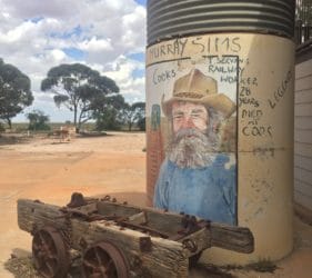Tribute to Murray Sims at the old Cook School House