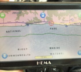 Location of In Between the Dunes campsite