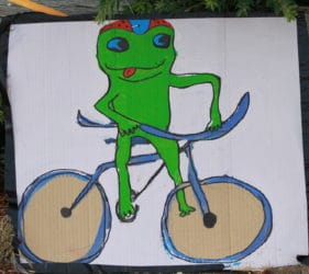 Bike art around Gumeracha for the Tour Down Under