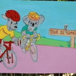Bike art around Gumeracha for the Tour Down Under