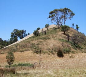 View of Jack & Clare O'Dea's old paddock at intersection of O'Dea and Retreat Valley Roads, Gumeracha