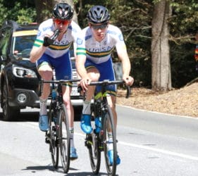 Stage 4 of Men's Tour Down Under at Gumeracha
