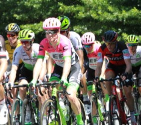 Stage 4 of Men's Tour Down Under at Gumeracha