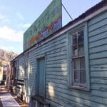 A historic building, the Gumeracha Cold Stores being demolished