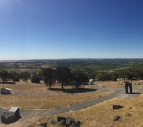 The view from Mengler's Hill Lookout and Sculpture Park, Bethany