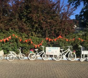 The Cycle of Life display presented by the Gumeracha Medical Practice for the Tour Down Under