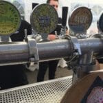 Beer taps from the Woolshed at the Gumeracha Beer and Bite