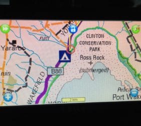 Hema map of our campsite