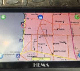 Hema map of the Bamboos campsite