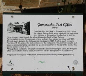 Gumeracha Post Office built in 1878