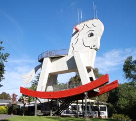 The Big Rocking Horse at the Toy Factory, Gumeracha