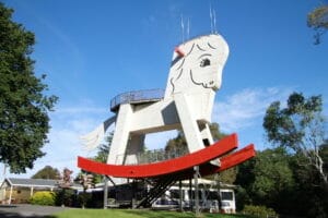 The Big Rocking Horse at the Toy Factory, Gumeracha