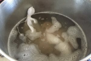 Steeping the grains