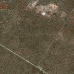 Map showing track into Afghan Rocks