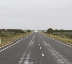 The view approaching Caiguna. For March, it was surprisingly green!