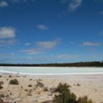 Salt lake east of Norseman