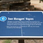 Sign #6 at Cook - Town Managers' Houses