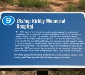 Sign #9 at Cook - Bishop Kirkby Memorial Hospital